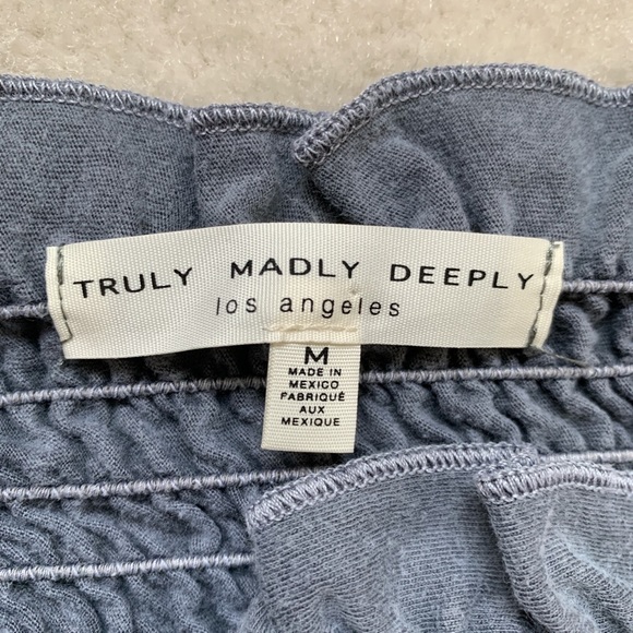 Truly Madly Deeply Peplum Tube Top - Picture 3 of 5